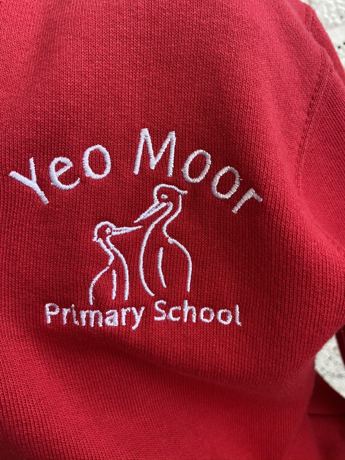 Yeo Moor School Polo Shirt in Red Clevedon Schools Uniform