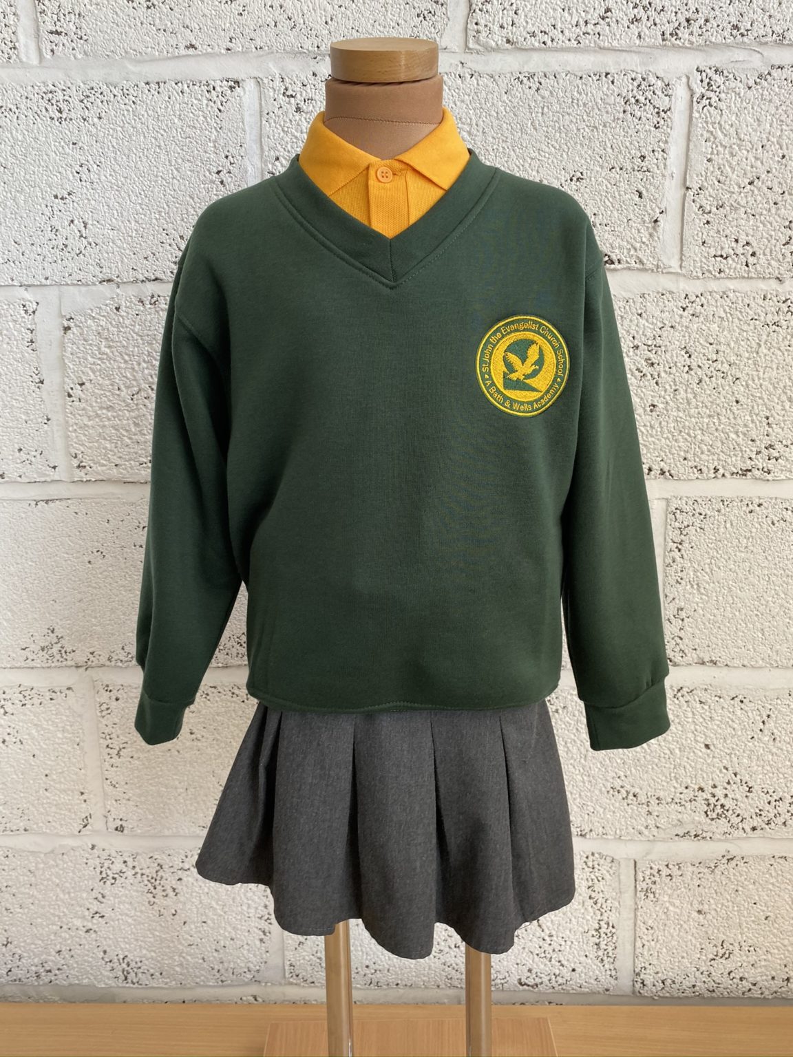 St John the Evangelist V Neck Sweatshirt Clevedon Schools Uniform